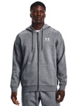 Bluza z zamkiem męska UNDER ARMOUR Essential Fleece Full-Zip sportowa szara (1373881-012 )