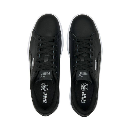 Wyprzedaż - Buty sportowe męskie Puma Smash 3.0 L czarne sneakersy (390987-02)