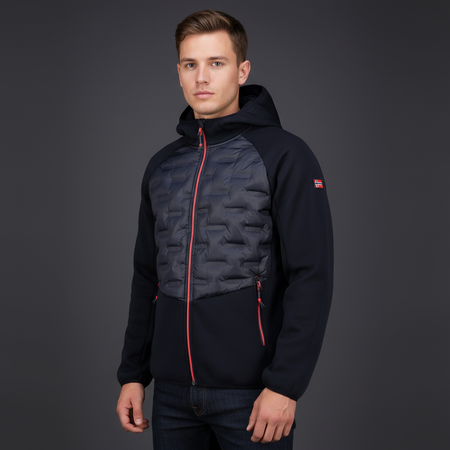 Kurtka męska Geographical Norway COUTO NAVY DB MEN 024 NAVY (WZ8645H/GN-MARINE)