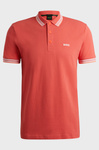 Koszulka Polo męska BOSS Paddy Open Red regular fit czerwona (50469055-646)