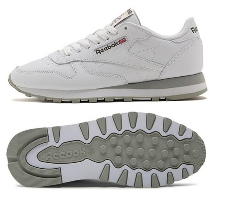 Buty sportowe męskie Reebok Classic Leather snekaersy niskie skórzane białe (GY3558)