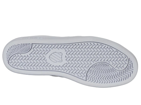 Męskie sneakersy K-Swiss COURT TIEBREAK II WHITE/WHITE/WHITE-M (04413-100-M)