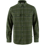 Koszula z długim rękawem męska Fjällräven Övik Heavy Flannel Shirt M Deep Forest-Laurel Green (F82978-662-625)