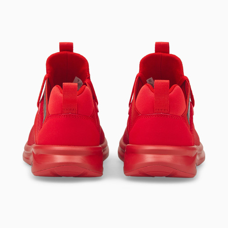 Wyprzedaż - Buty sportowe młodzieżowe Puma Enzo 2 Refresh Jr chłopięce juniorskie sneakersy czerwone (385677-01)