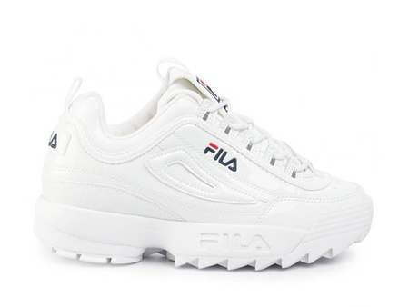 Fila Buty Dziewczęce DISRUPTOR KIDS Białe (10105671FG)