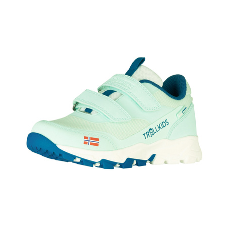 Buty Trollkids Preikestolen Hiker Waterproof akwamaryna marmurowa/niebieski portowy