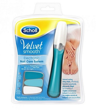 Scholl Velvet Smooth Elektroniczny system do pielęgnacji paznokci