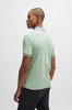 Koszulka Polo męska BOSS Paule 1 Open Green slim fit zielona (50512892-388)