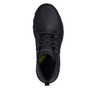 Wyprzedaż - Buty skórzane wysokie męskie Skechers Knowlson Ramhurst półbuty jesienne czarne (204921-BLK)