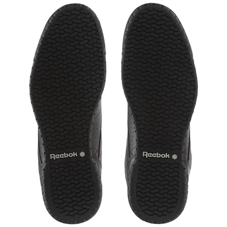 Wyprzedaż - Buty sportowe Reebok Ex-O-Fit Clean czarne z naturalnej skóry (AR3168/100000168)