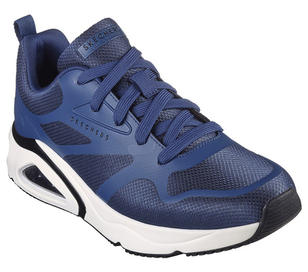 Wyprzedaż - Buty sportowe męskie Skechers Street Tres-Air Uno Revolution-Airy sneakersy treningowe niebieskie (183070-NVY)