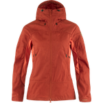 Kurtka softshell damska Fjällräven Abisko Lite Trekking Jacket W Cabin Red-Rowan Red (F86131-321-333)