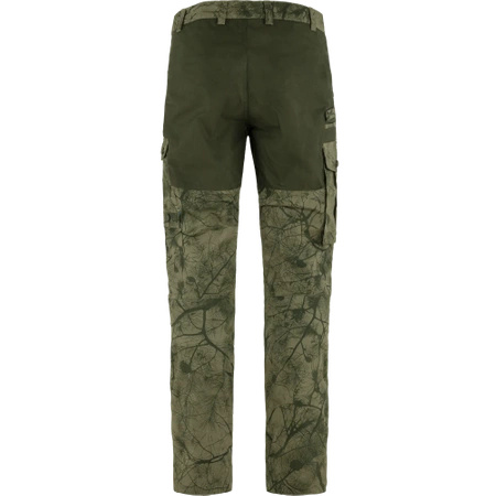 Wyprzedaż - Spodnie męskie Fjällräven Barents Pro Hydratic Trs M Green Camo-Deep Forest (F90228-626-662)