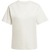 Koszulka damska adidas Essentials Small Logo Cotton beżowa (JI6079)