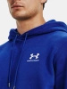 Bluza kangurka męska UNDER ARMOUR Essential Fleece sportowa niebieska (1373880-400)