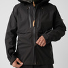 Kurtka z kapturem trekkingowa męska Fjällräven Keb Eco-Shell Jacket M Black outdoorowa czarna (F82411-550)