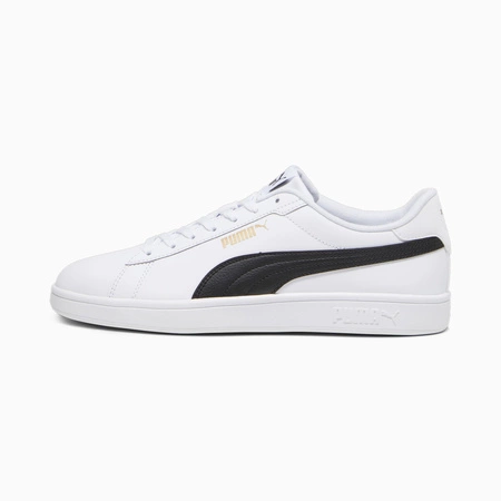 Wyprzedaż - Buty sportowe dmaskie/męskie Puma Smash 3.0 L White Black P białe (390987-11)