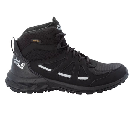 Wyprzedaż - Buty trekkingowe damskie czarne Jack Wolfskin Woodland 2 Texapore Mid W (4051331-6069)