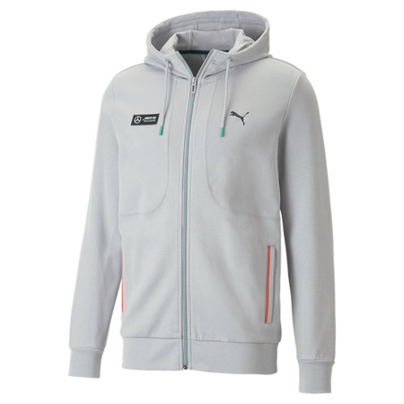 Bluza Puma MAPF1 HOODED SWEAT JKT Szary (53846002)