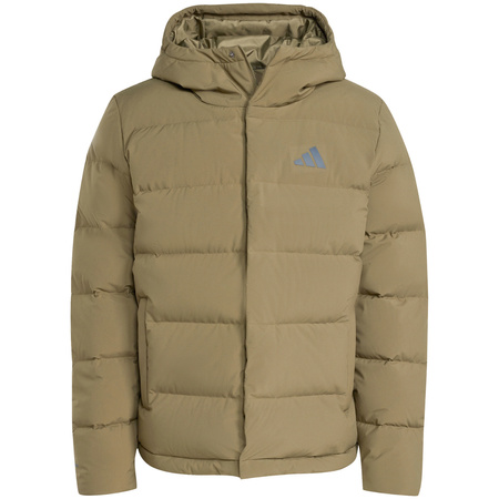 Kurtka męska adidas Helionic Climawarm Hoodie oliwkowa (JX0580)