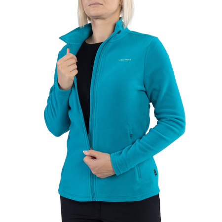 Wyprzedaż - Bluza polarowa damska Viking Tesero Lady turkusowy rozpinana trekkingowa (740/24/5658/7000)
