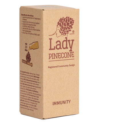 Zestaw Pani Szyszka HORIZONTAL IMMUNITY 1 x Pani Szyszka + 1 mieszanka olejków eterycznych (LP-HORIZONTAL-IMMUNITY)