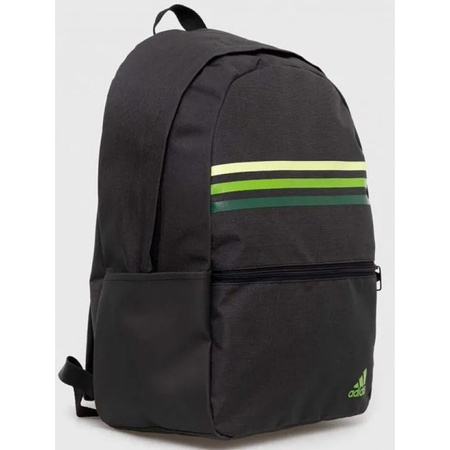 Plecak szkolny damski/męski adidas Classic Horizontal 3-Stripes sportowy z piórnikiem czarny (HY0743)