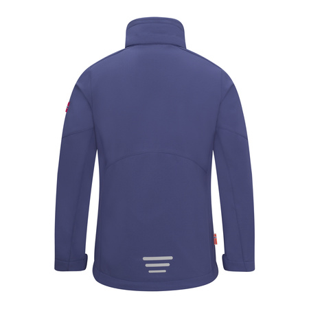 Kurtka softshell dziecięca dla dziewczynki Trollkids Girls Balestrand Jacket violet blue/mallow pink (617-111)