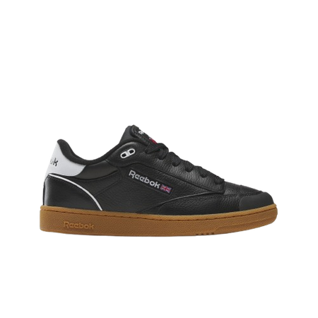 Wyprzedaż - Buty męskie Reebok Club C Bulc sneakersy skórzane czarne (100033925)