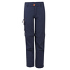 Spodnie trekkingowe dziecięce TrollKids Kids Oppland Pants Slim Fit navy/orange odpinane nogawki granatowe (111-100)