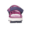 Sandały sportowe dziecięce dla chłopca/dziewczynki Trollkids Kids Lysefjord Sandal violet blue/navy/mallow pink (666-111)