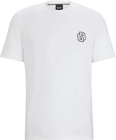 T-shirt męski BOSS Fashion BIANCO koszulka sportowa biały (50515174-100)