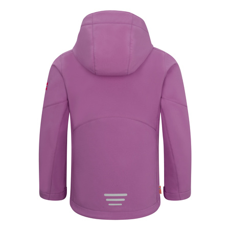 Kurtka softshell dziecięca dla dziewczynki Trollkids Girls Balestrand Jacket mallow pink/papaya (617-242)