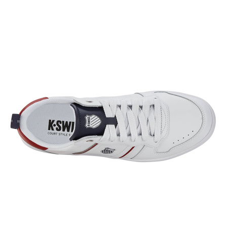 Buty sportowe męskie K-Swiss LOZAN MATCH LTH białe tenisówki skórzane (08903-119-M)