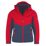 Kurtka softshell dziecięca dla chłopca/dziewczynki Trollkids Kids Kristiansand Jacket bright red/mystic blue (320-410)