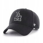 Czapka unisex 47 marki LOS ANGELES DODGERS czarna (B-MVPSP12WBP-BKD)