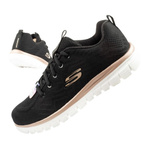 Skechers Graceful-Get buty damskie sportowe wygodne lekkie oddychające (12615/BKGD)