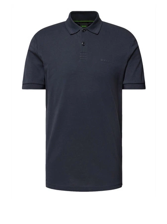 Koszulka Polo męska BOSS Pio 1 BLU regular fit granatowa (50507583-402)