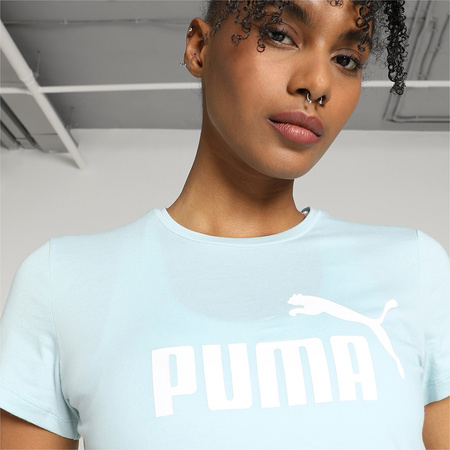 Koszulka damska Puma ESS Logo Tee błękitna (586775 25)