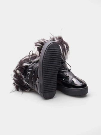 Buty damskie śniegowce BIG STAR black (MM274379)