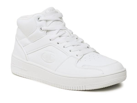 Sneakersy za kostkę męskie Champion Legacy REBOUND 2.0 MID klasyczne modne na jesień/zimę białe (S21907WW001)