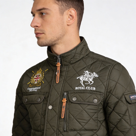 Kurtka męska Geographical Norway BELIFICIO MEN 001 KAKI (WY4492H/GN-KAKI)