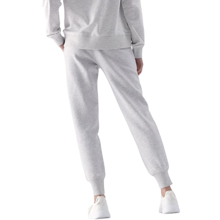 Spodnie damskie 4F F0946 chłodny jasny szary melanż (4FWMM00TTROF0946 27M)