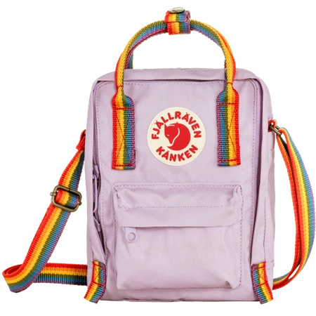 Torba na ramię Fjällräven Kånken Rainbow Sling Pastel Lavender-Rainbow Pattern (F23623-457-907)