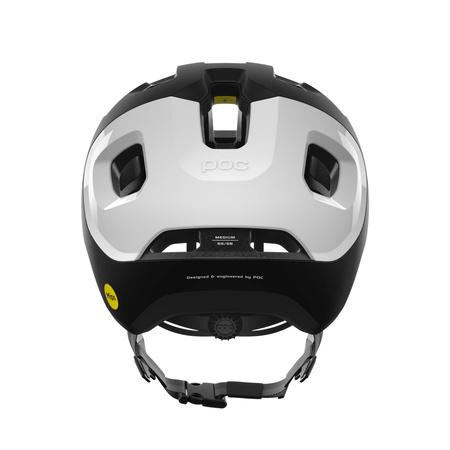 Kask rowerowy POC Axion Race MIPS Uranium Black Matt/Hydrogen White (10743_8420)