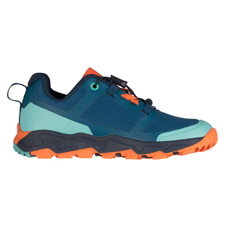Buty hikingowe dziecięce dla chłopca/dziewczynki Trollkids Kids Sandefjord Hiker XT dusky turquoise/dark navy/glow orange (664-198)