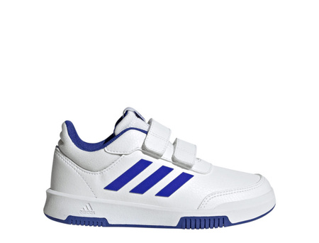 Sneakersy dziecięce adidas Tensaur Sport 2.0 C buty sportowe do użytku codziennego białe z niebieskimi paskami (H06307)