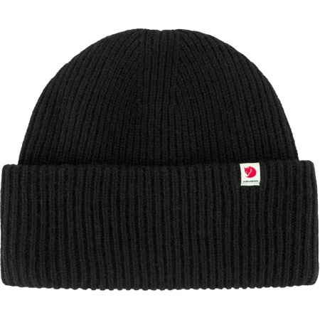 Czapka beanie Fjällräven Fjällräven Heavy Beanie Black (F12100006-550)