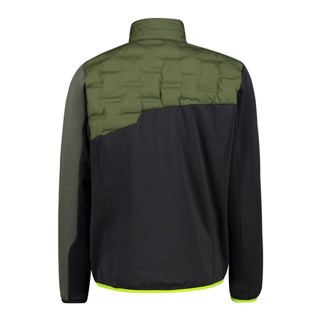 Kurtka sportowa męska CMP Man Jacket Hybrid pikowana góra zielona (32Z2927/U901)