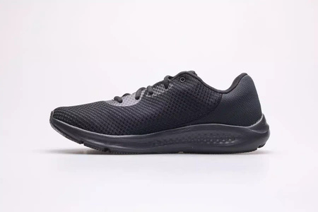 Wyprzedaż - Buty do biegania męskie Under Armour Charged Pursuit 3 sportowe czarne (3024878-002)